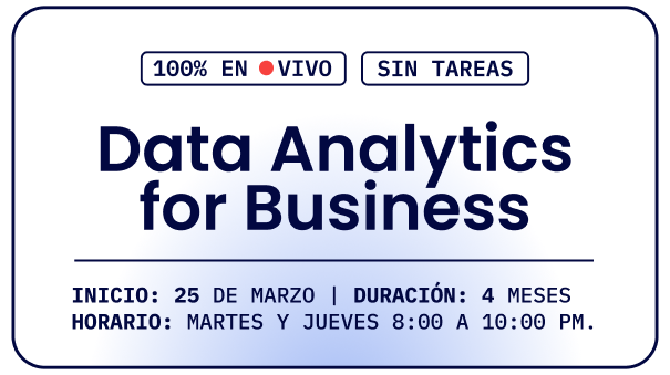 Data Analytics for Business-Marzo 2025
