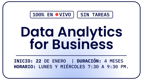 Data Analytics for Business-Enero