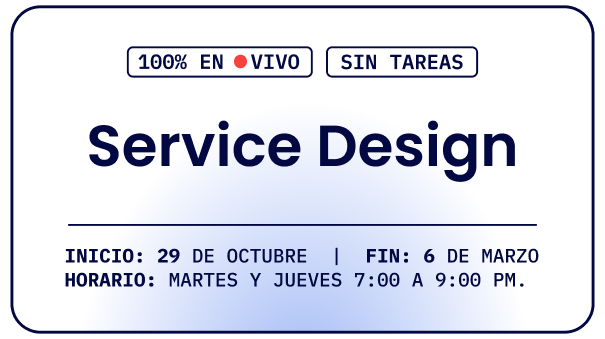 Service Desing (actualizado)